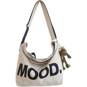 Canvas Messenger Vintage Crossbody Shoulder Bag Goth Punk Grunge Satchel